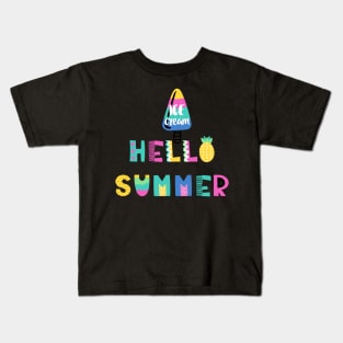 hello summer Kids T-Shirt